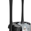 MR.SIGA Toilet Plunger and Bowl Brush Combo for Bathroom Cleaning, Black, 1 Set