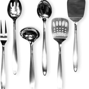 Chef Craft Select Kitchen Tool and Utensil Set, 6 Piece Set, Stainless Steel